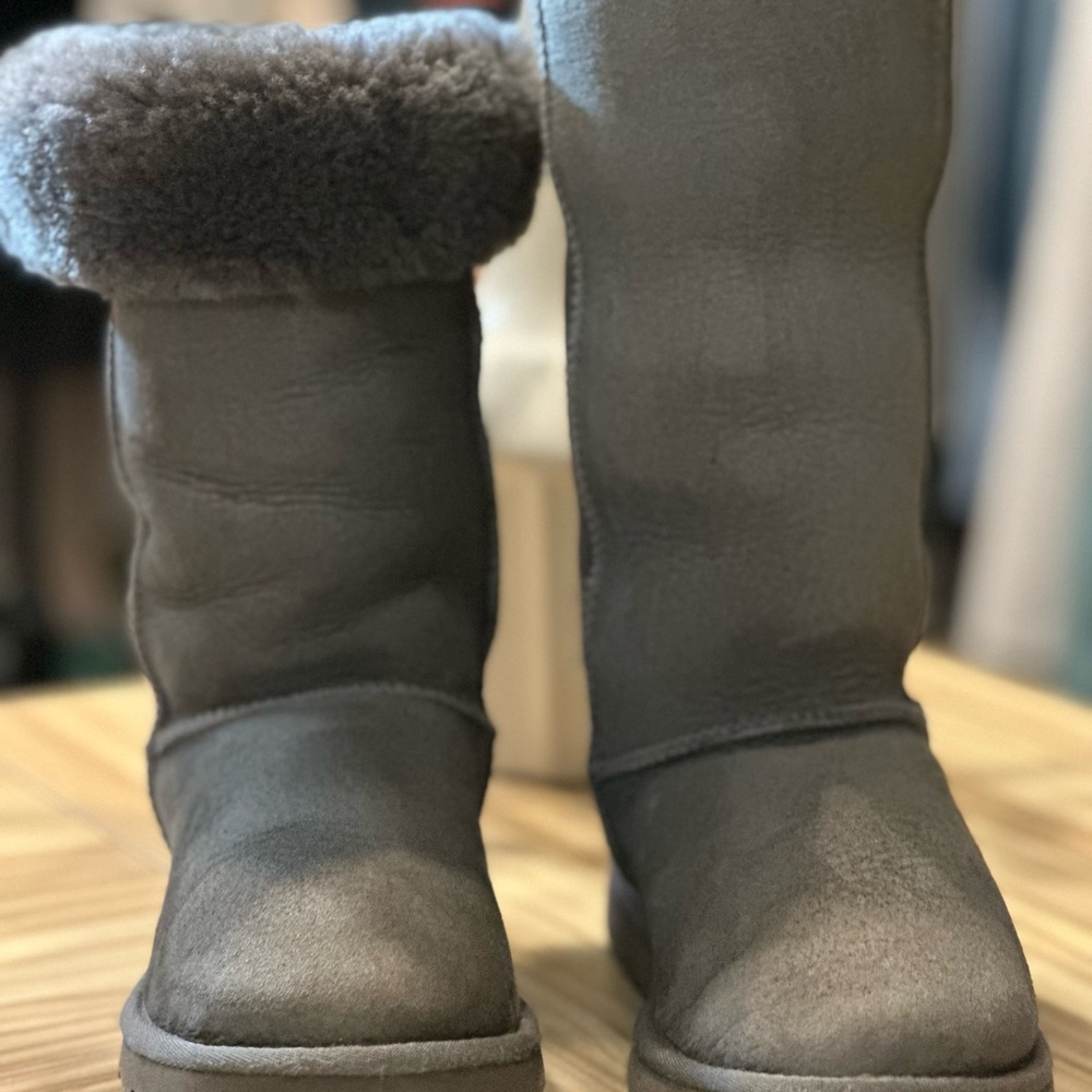 UGG Australia Classic Tall Boots - Dark Gray - Picture 4 of 8